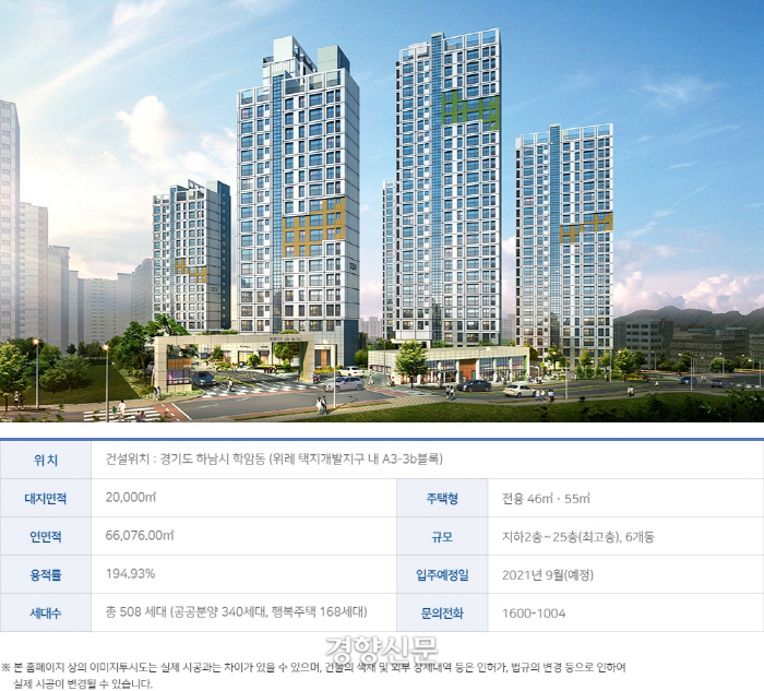  위례신혼희망타운 평균 54대1… 내년1월14일 당첨자 발표