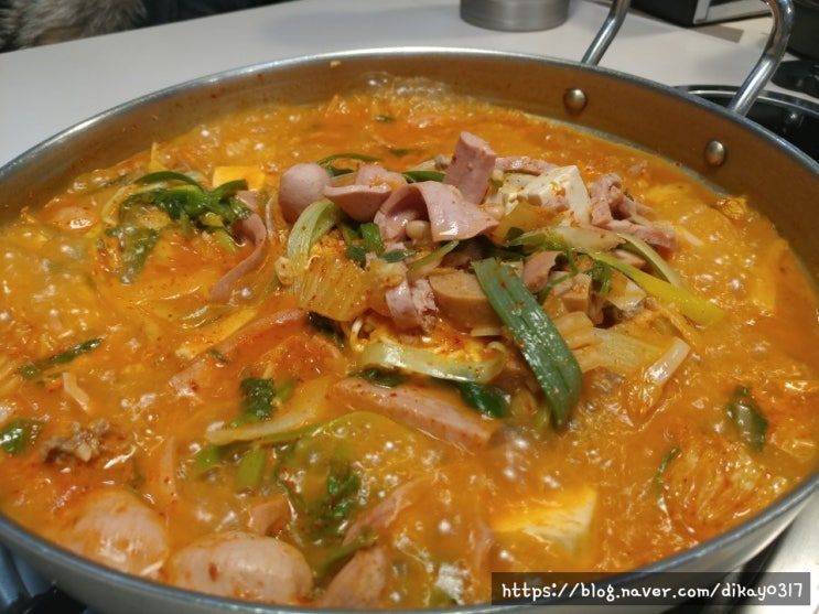 153 포인츠 부대찌개 먹은 후기 / 부대찌개 맛집 / 분당 맛집 추천 / 153 포인츠 부대찌개 율동공원점