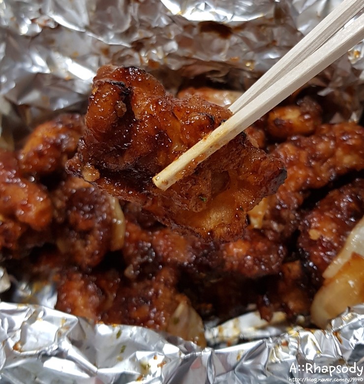 장모님치킨 연산점 스테이크치킨 후기 (2019년 민경훈 달력 득템)