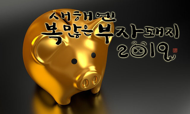  2019년 대박 나시고, 복많이 받으세요.