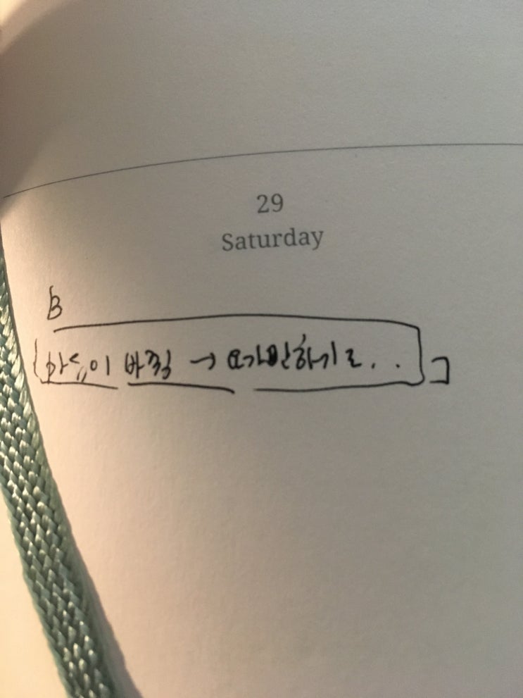 마음이 바뀌었다.