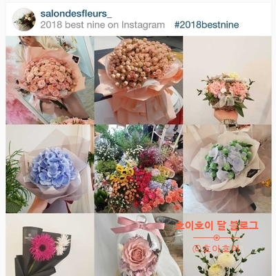  2018 인스타그램 베스트나인