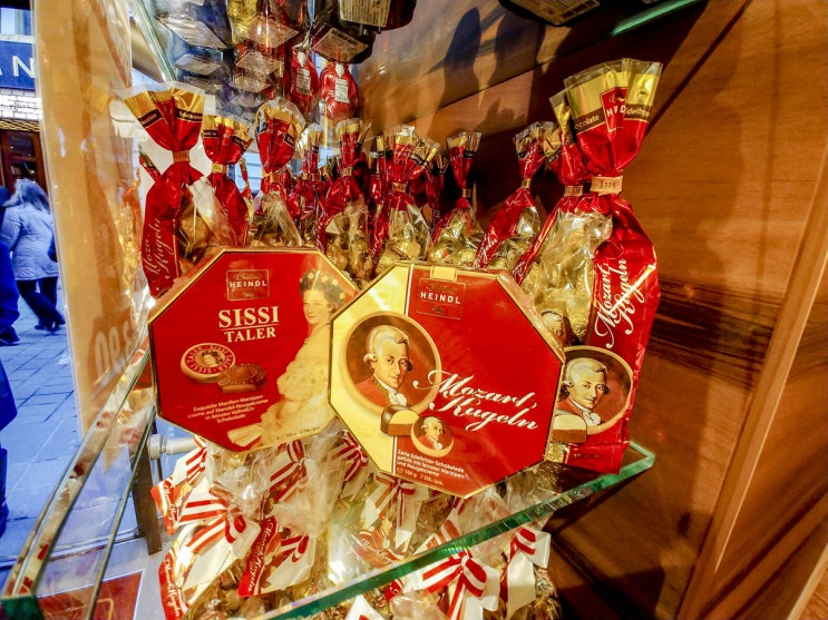 비엔나 여행 기념품 쇼핑,  모짜르트 초콜릿 HEINDL