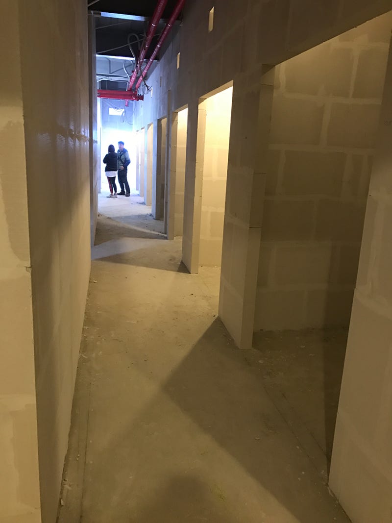 온에어 체인 코인노래방 대구상인점 인테리어 방음 칸막이 공사ALC블록 벽체 시공 : 네이버 블로그