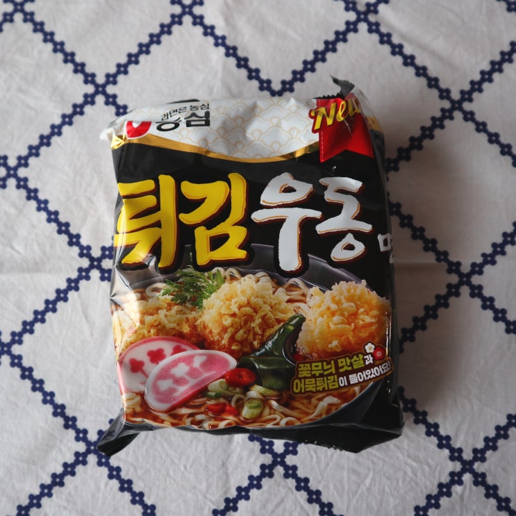  농심 튀김우동면 | 봉지라면 버전으로 재탄생