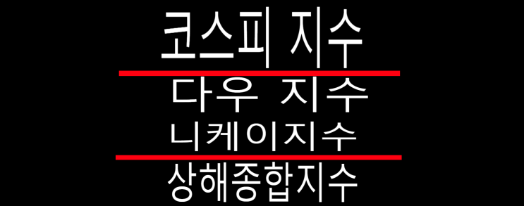  4월 코스피지수 다우지수 니케이지수 상해종합지수 전망. 차트 기술적분석.
