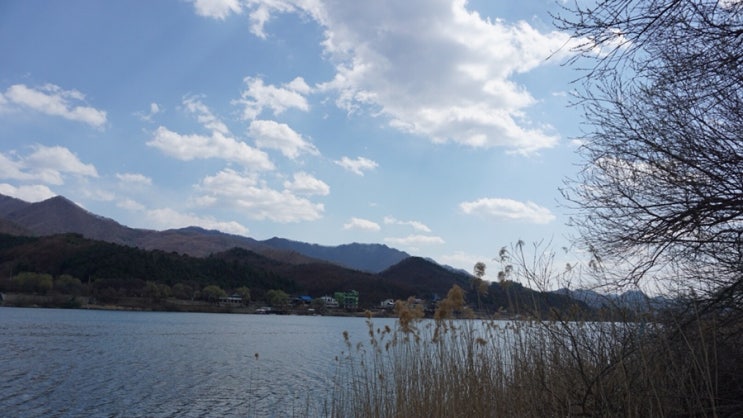  북한강 강변길-경춘선 대성리역 주변
