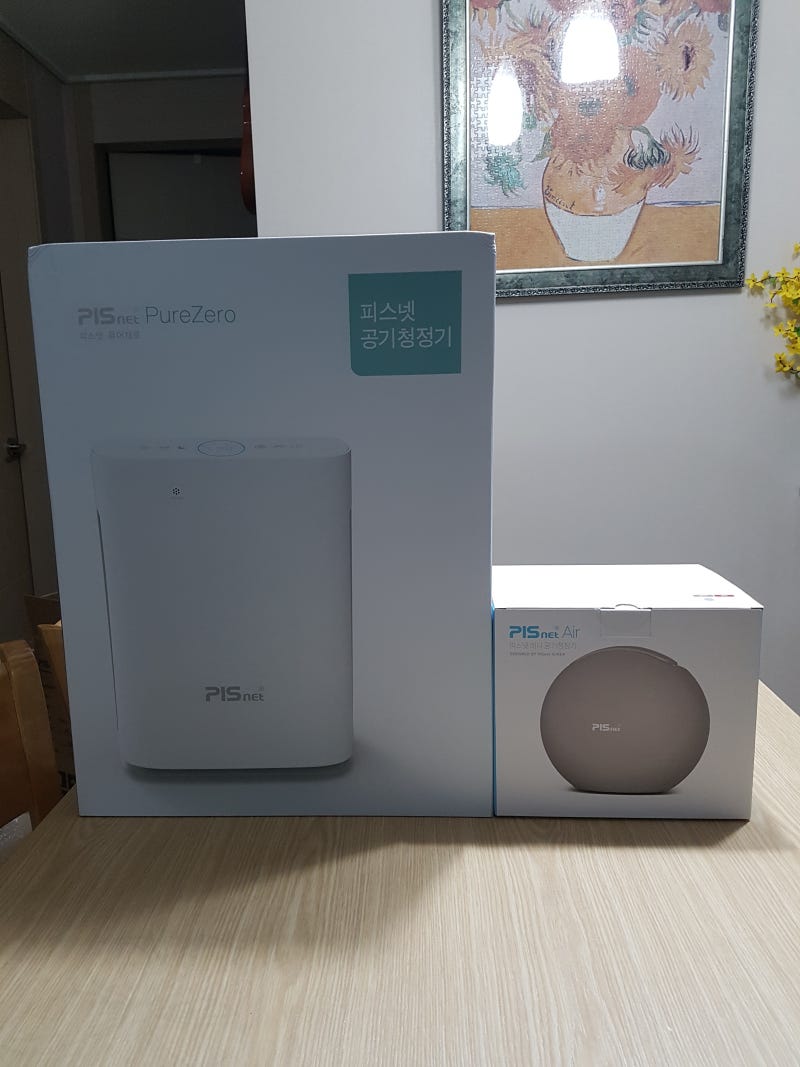 <실사용 후기> 피스넷 공기청정기 퓨어제로 + air