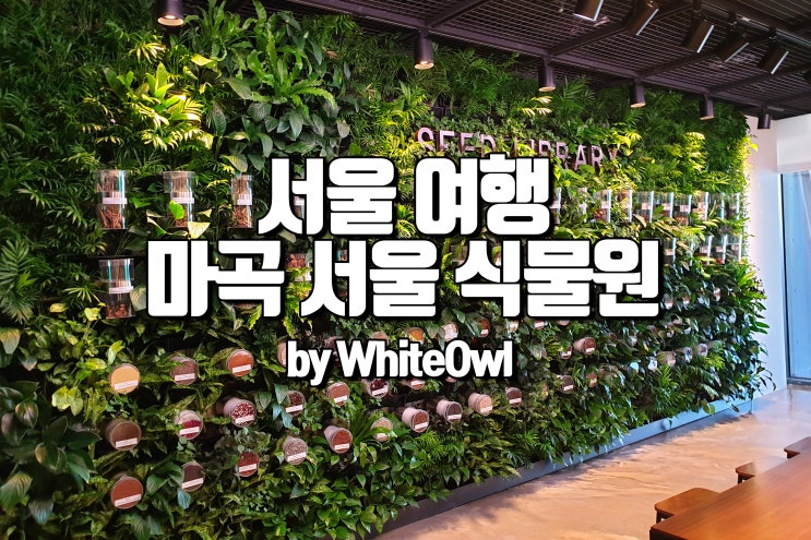  마곡서울식물원에서 도심 속 여유를 찾자. 온실 입장료와 주차장 요금, 대중교통 이용방법 정리