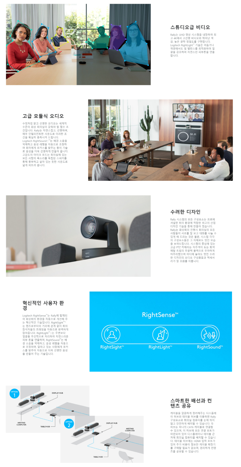 [Logitech] 로지텍 RALLY SYSTEM 신제품 출시! 화상회의/영상회의 [4월 봄맞이 특별 기획전 진행 중 ...