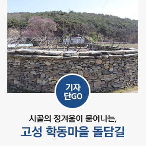 [고성 학동마을 옛 담장 / 고성 여행 / 경남 가족과 가볼만한곳] 시골의 정겨움이 묻어나는 고성 학동마을 돌담길