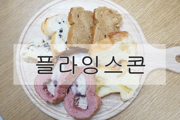  부산 빵집 참 맛있는 플라잉스콘