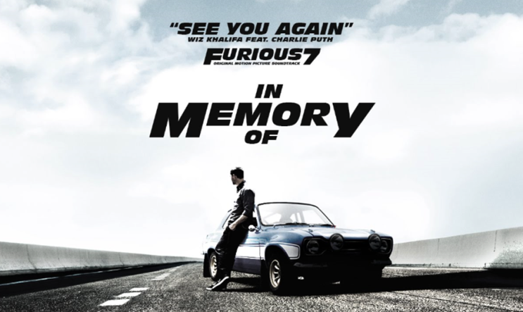  폴워커 See You Again - Wiz Khalifa(ft.charlie Puth)