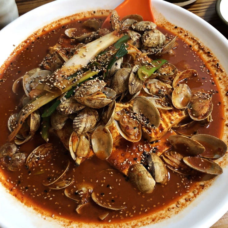  대전 목동 맛집, 목동 칼국수, 매운 두부 두루치기