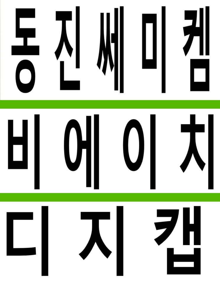 동진쎄미켐(005290), 비에이치(090460), 디지캡(197140) 주가 전망 차트 기술적분석.