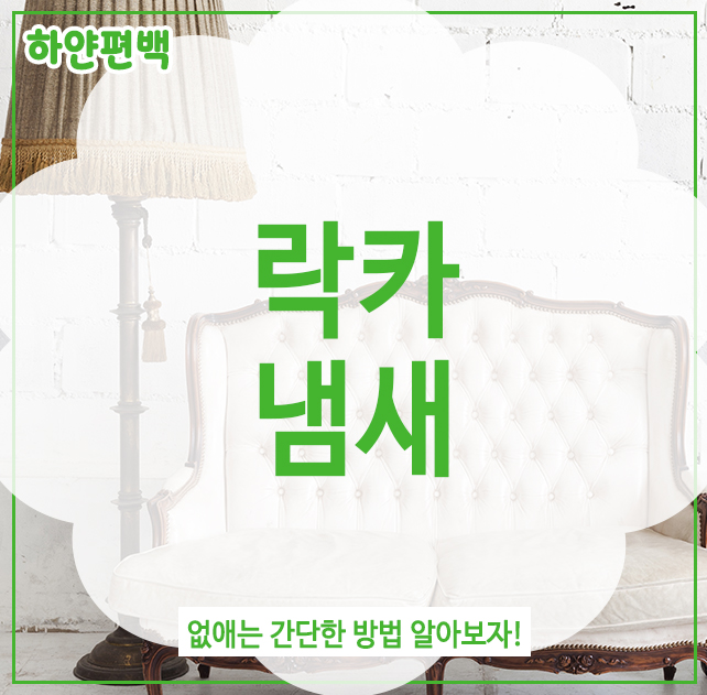  락카냄새, 없애는 간단한 방법 알아보자!
