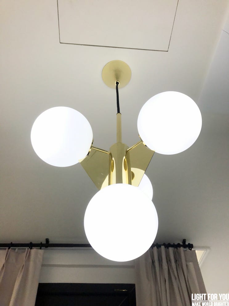  [수입조명] 기흥구 영덕동 톰딕슨 플래인 숏 샹들리에 펜던트조명 세팅 후기 TOMDIXON PLANE