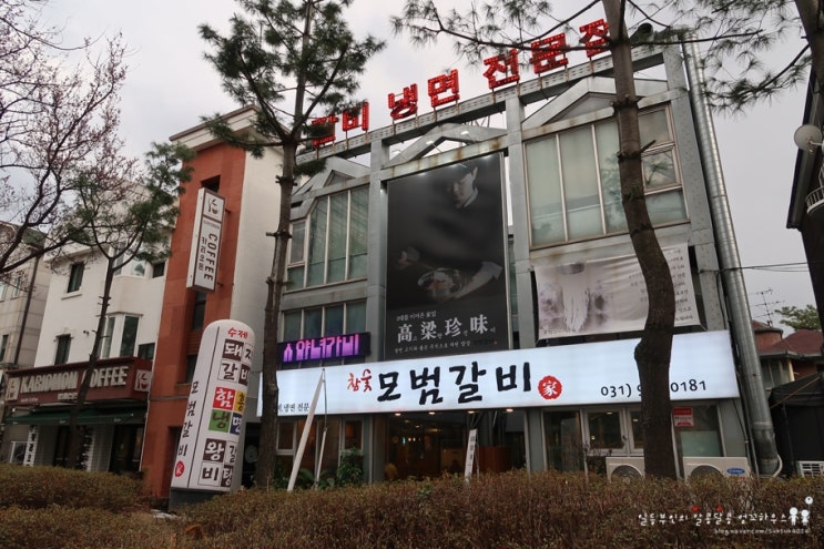  일산 돼지갈비 맛집 3대가 운영하는 전통 있는 모범갈비