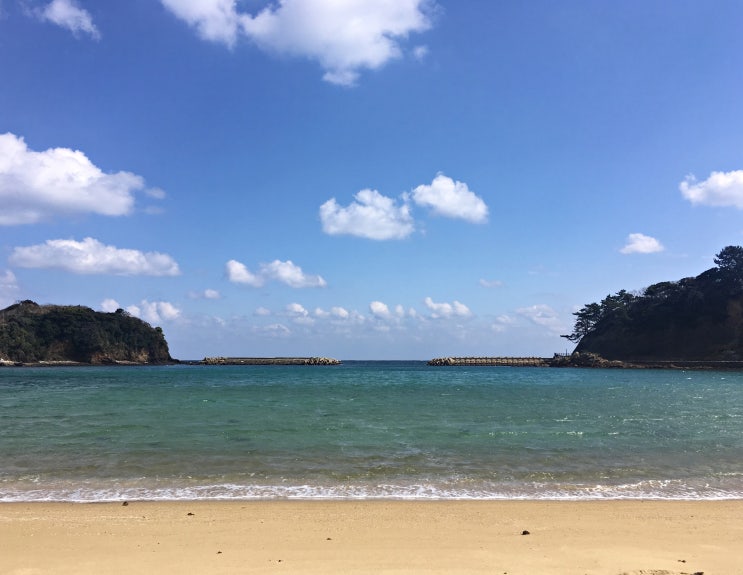  대마도 히타카츠 니시도마리 해수욕장, 걸어서 토노사키 공원까지