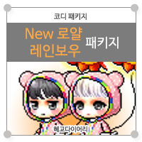  [KMS 캐시] 메이플스토리 코디 패키지 : New 로얄 레인보우 패키지