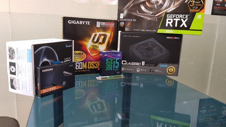 인천 인텔 i5-9600K, RTX 2070 조합 배그 에이펙스 레전드 최고의 가성비 부평조립컴퓨터 성주컴퓨터입니다