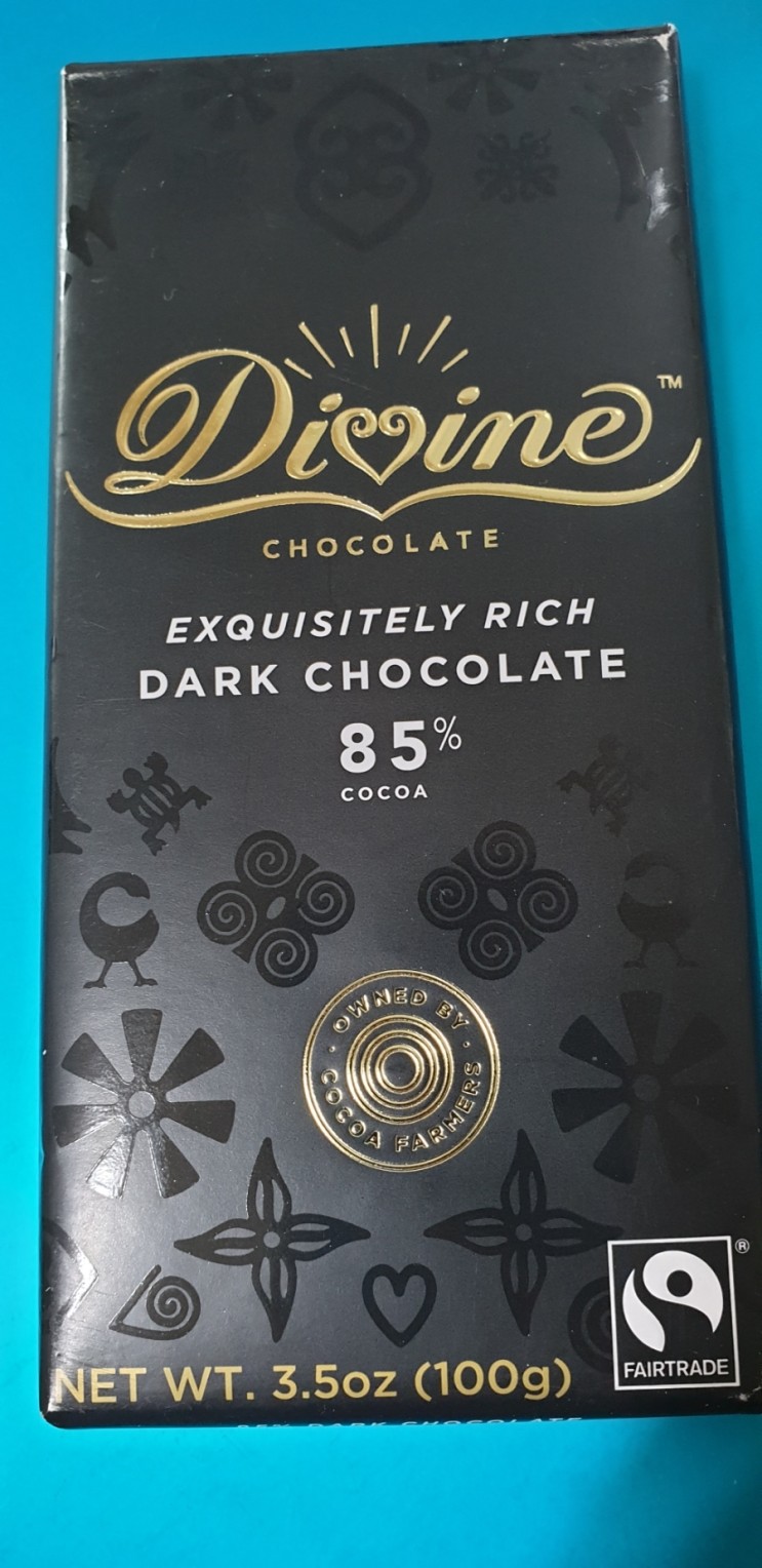 85% 카카오  디바인 다크 초콜릿 Divine
