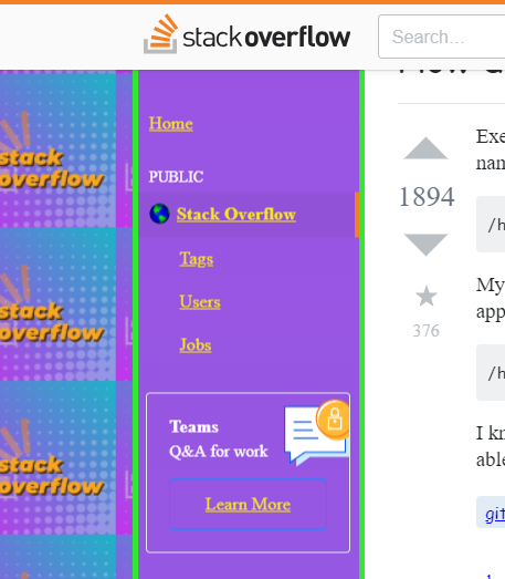 스택오버플로우(stackoverflow) 만우절 웹디자인 무엇?