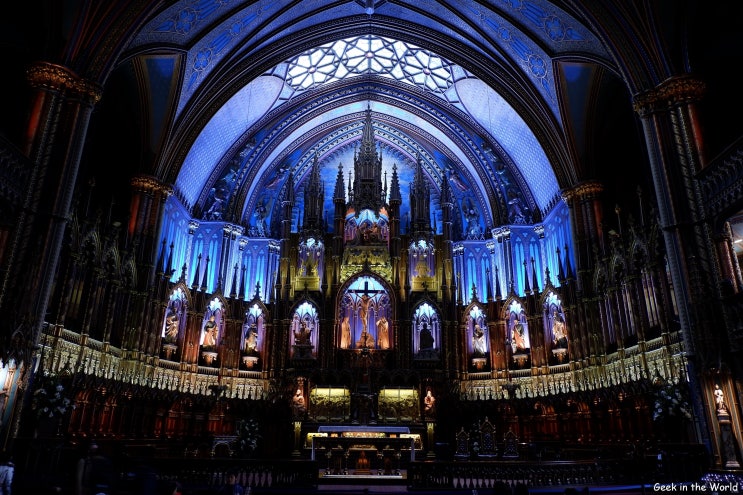  [캐나다여행/몬트리올] 몬트리올 노트르담 대성당(Notre-Dame Basilica of Montreal)