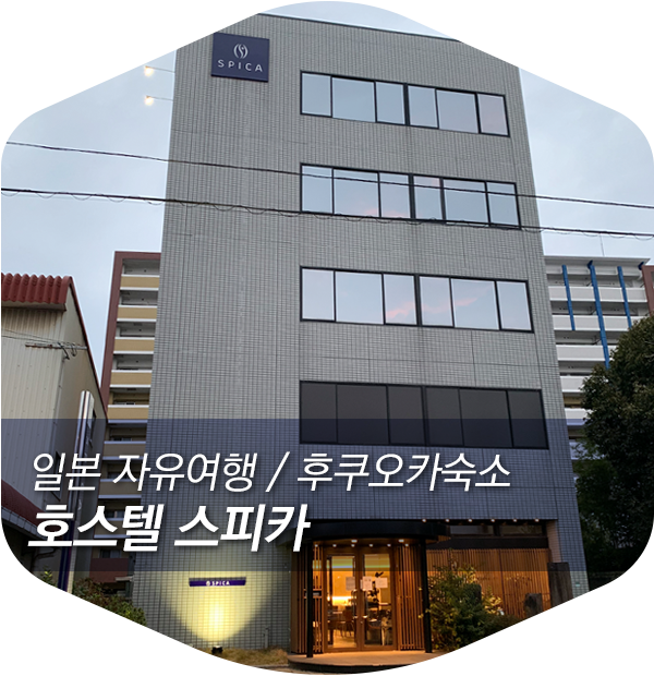  일본 자유여행 / 후쿠오카 숙소, 호스텔 스피카