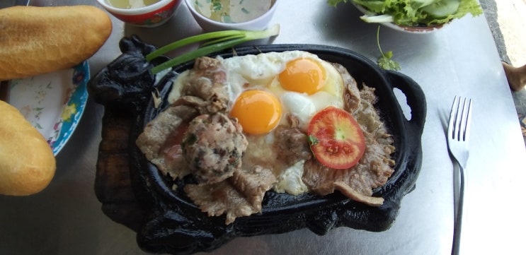 다낭맛집-베트남식 스테이크! 보네(bò né)