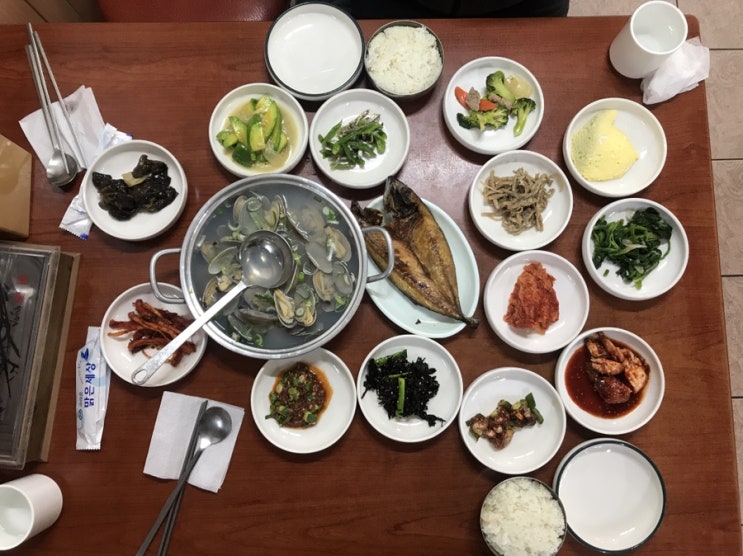  목포 여행 아침 백반