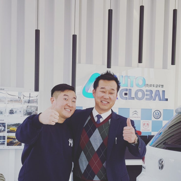  [수입차 사후관리]서비스  오토글로벌 개그맨 안일권님 내방 기념사진