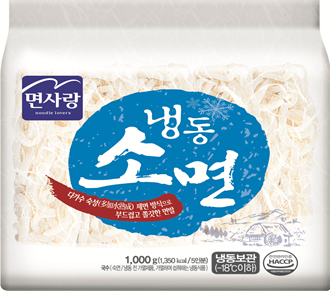  면사랑(냉동면류) : 냉동소면,단가 : 3,100원