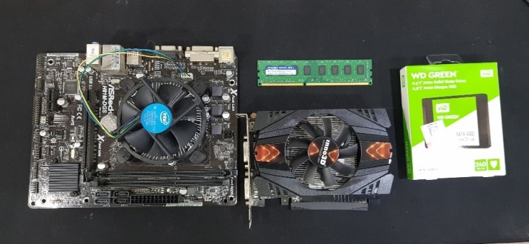  인천중고컴퓨터 판매 i5-4670 / GTX 750 / SSD 240GB 배그 오버워치 가능 계산동중고컴퓨터 성주컴퓨터