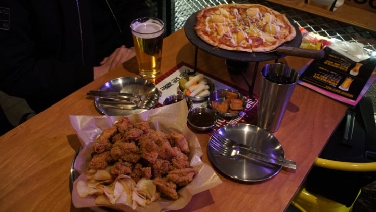  가산치킨 통파이브에서 치맥뿐만아니라 피맥까지