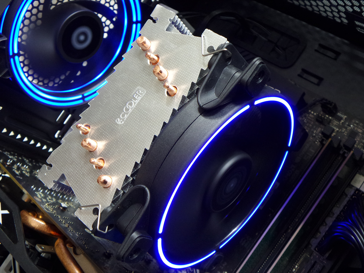  화려한 코로나 LED를 담은 PCCOOLER GI-X4 CORONA CPU 쿨러 사용기