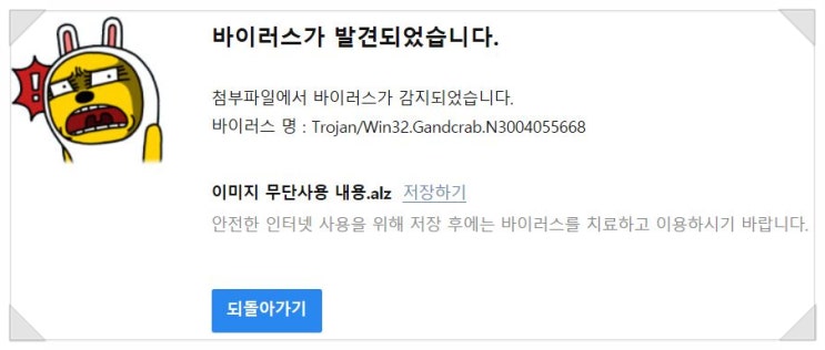  트로이목마 바이러스; 이미지도용 저작권 위반을 가장한 메일 첨부