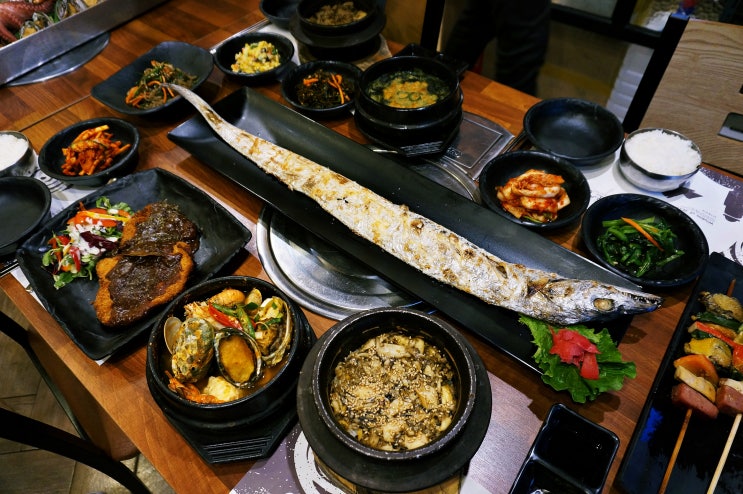  중문 갈치 맛집 오분자기돌솥밥이 함께!