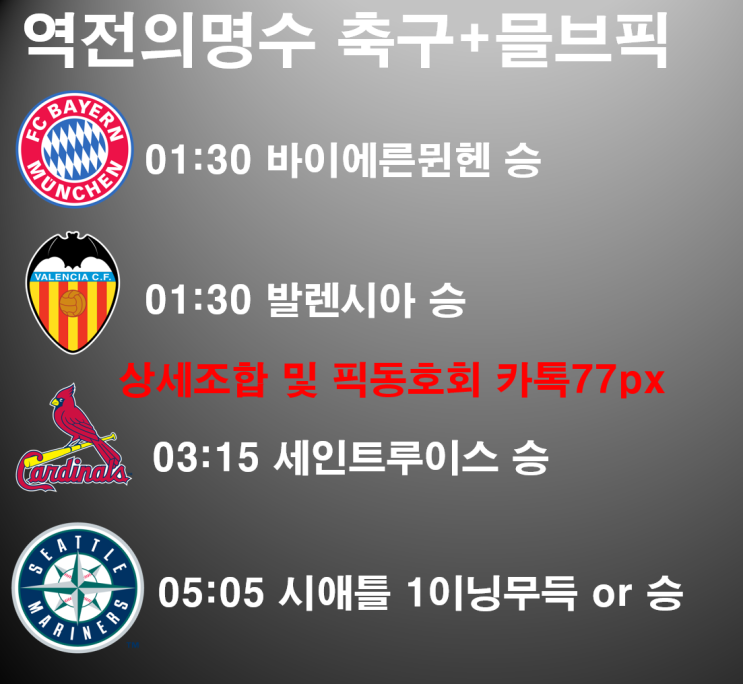  4월7일 오늘 축구픽,야구MLB픽 토토프로토 분석