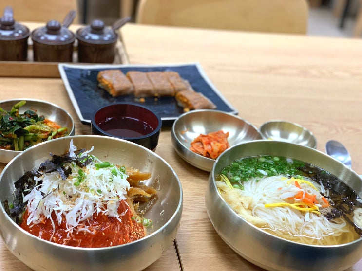  동탄2신도시 맛집) 동탄 '국수집 정' 잔치국수와 황태비빔국수 후기