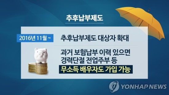 50~60대 '경단녀' "국민연금으로 노후 든든히"…추납신청자 증가 50~60대 '경단녀' "국민연금으로 노후 든든히"…추납신청자 증가