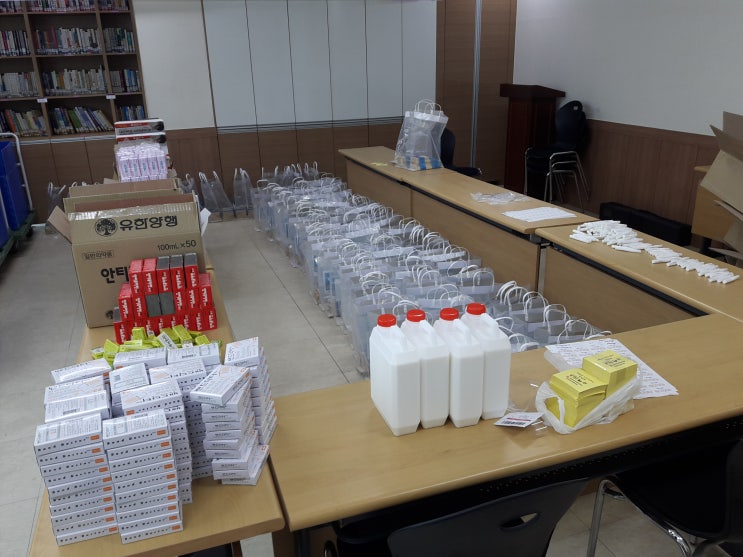  경상남도청공무원노동조합 약상자 만들기 KIT 작업 준비 2019년 2월 14일 목요일