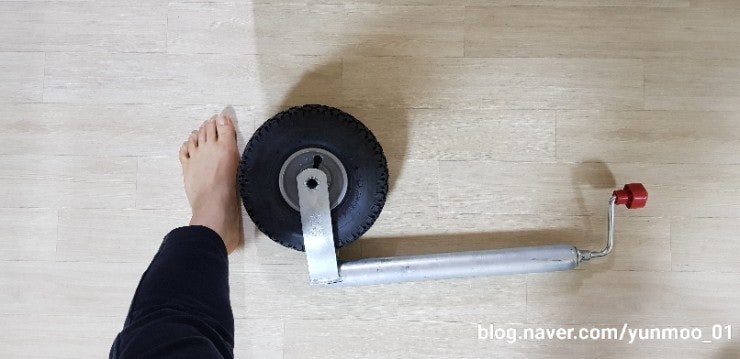 트레일러 재키휠 교체 : 네이버 블로그