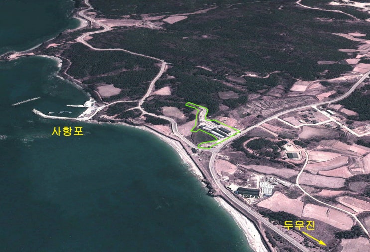  백령도 가을리 (전답) 8,020㎡ 【사항포 바다보이는 토지】 / 양식장,바닷가토지,도로옆땅값