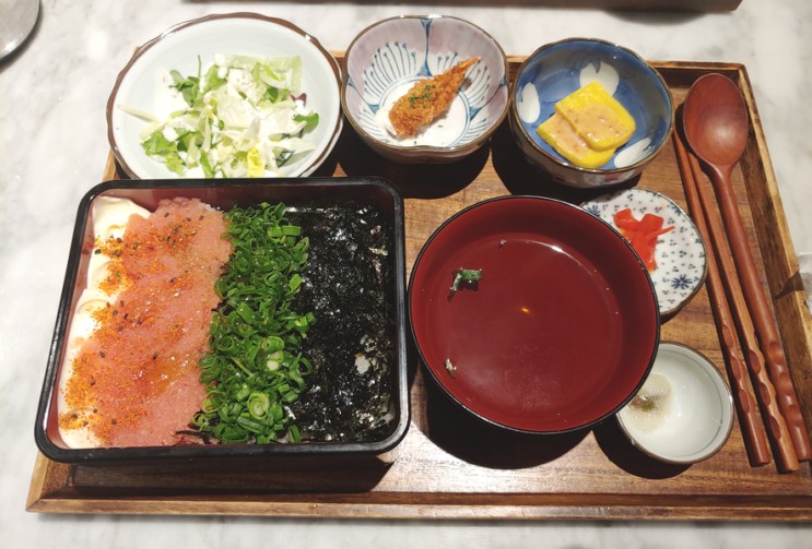 일산 킨텍스 현대백화점 일본 가정식 - 키라메쿠 다이닝 (きらめく ダイニング) 스테이크 덮밥, 명란 덮밥