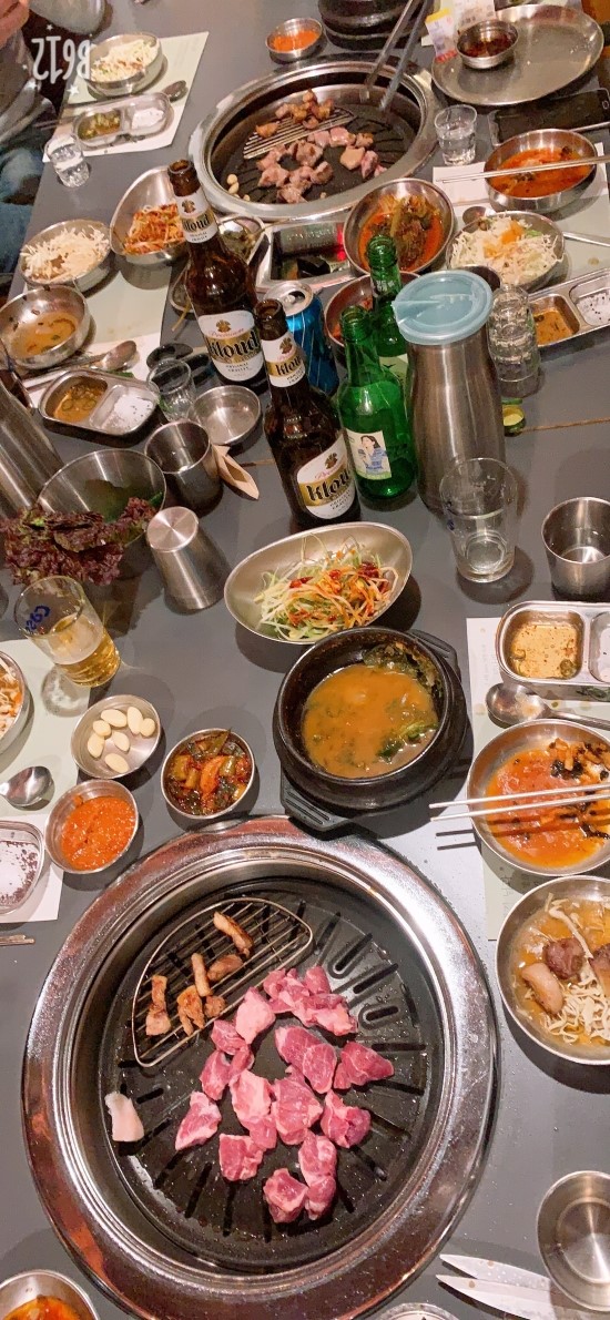  2019/04/06일 토요일  신림동 월하고기점에서~