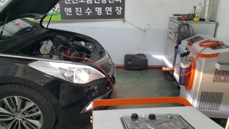  그랜저HG 6만키로, 엔진소음, 엔진떨림문제 ~ 수소크리닝으로 해결하는 부천지사.