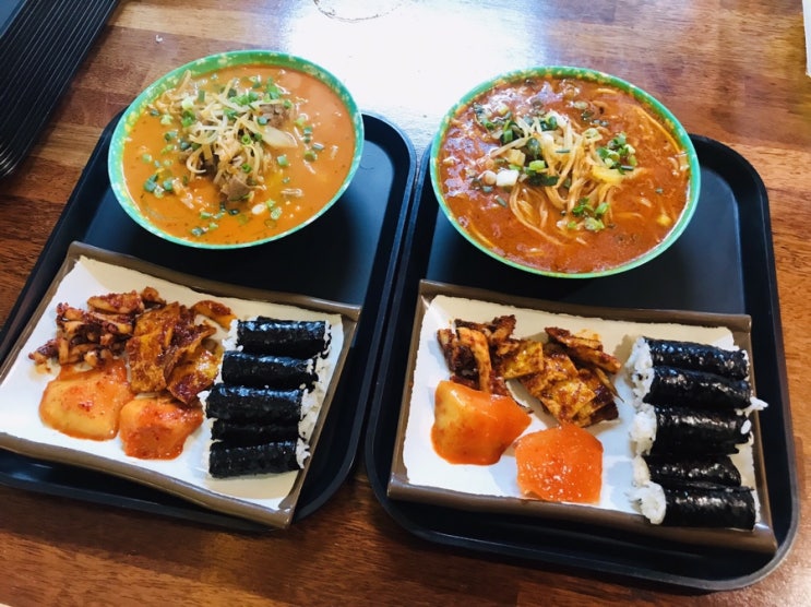  [서면밥집 / 서면라면맛집] "부산꼴통라면" 충무김밥+라면 세트 한끼 뚝딱!!!