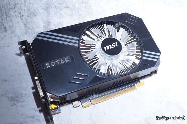  조텍 GTX1060 MINI 6GB 쿨링팬 교체하기  두번째(MSI믹스)