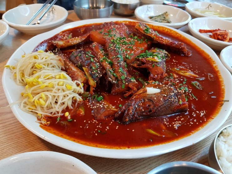 상현역 맛집 강남집 코다리찜 명태요리에서 푸짐한 점심